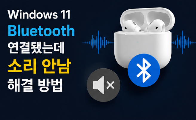 Windows 11 Bluetooth 소리 안남: 출력 장치와 앱별 음량 확인