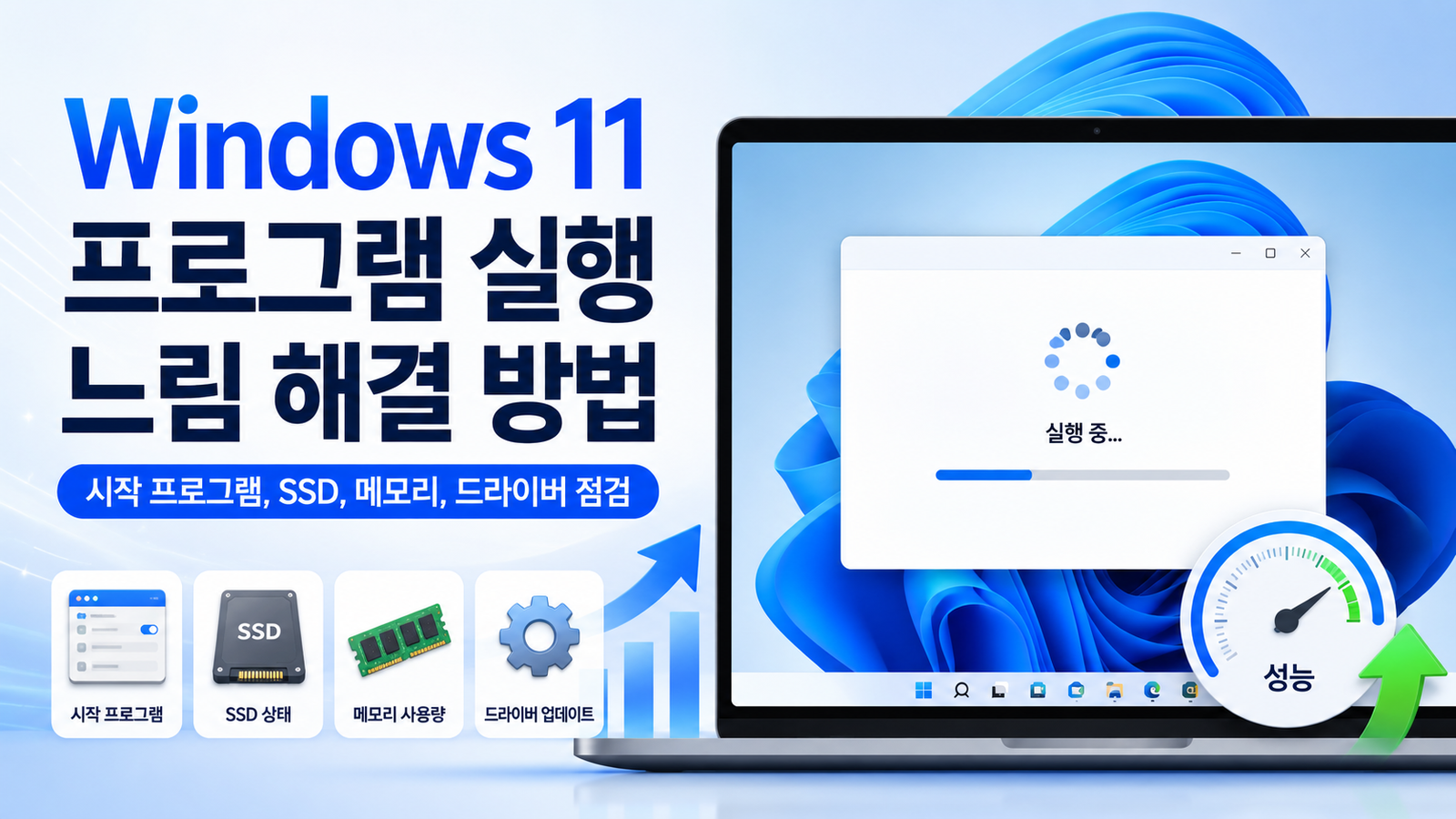 Windows 11 프로그램 실행 느림: 첫 실행과 반복 실행을 비교하는 방법